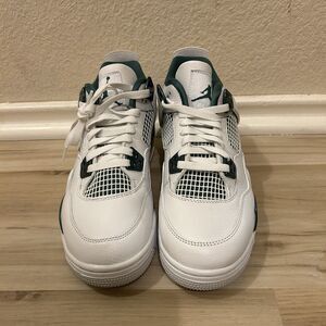 Nike Air Jordan 4 Retro White Oxidized Green FQ8138-103 Youth 7 | New — No Box